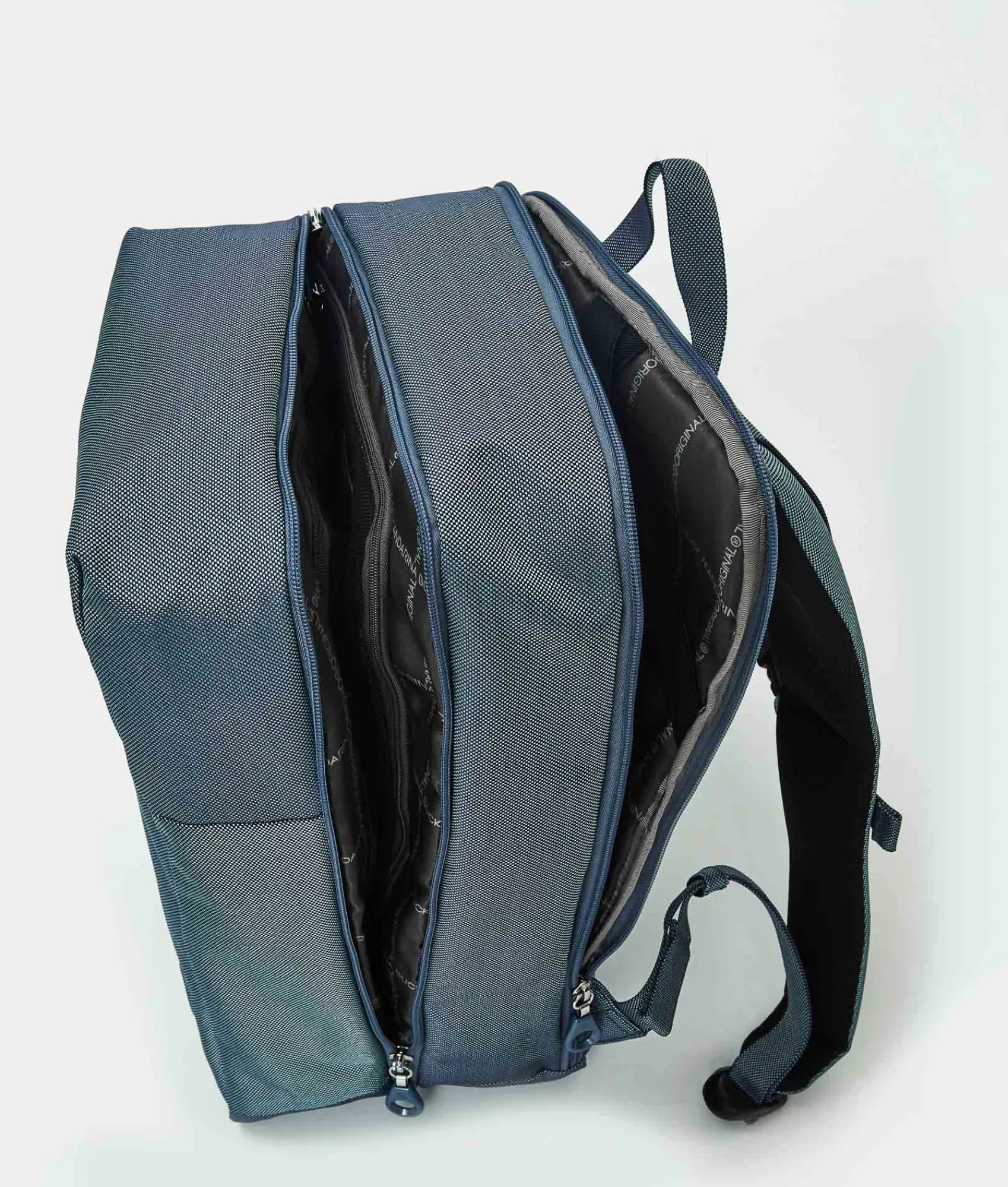 Sale Mandarina Duck MD20 Travel Backpack With Padded Shoulder Straps BlueWing