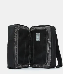 Clearance Mandarina Duck MD20 Travel Backpack With Padded Shoulder Straps Black