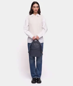 Hot Mandarina Duck MELLOW LEATHER Backpack DressBlue