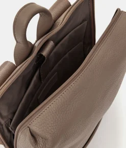 New Mandarina Duck MELLOW LEATHER Backpack WarmTaupe