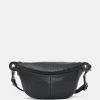 Hot Mandarina Duck MELLOW LEATHER Belt Bag Nero