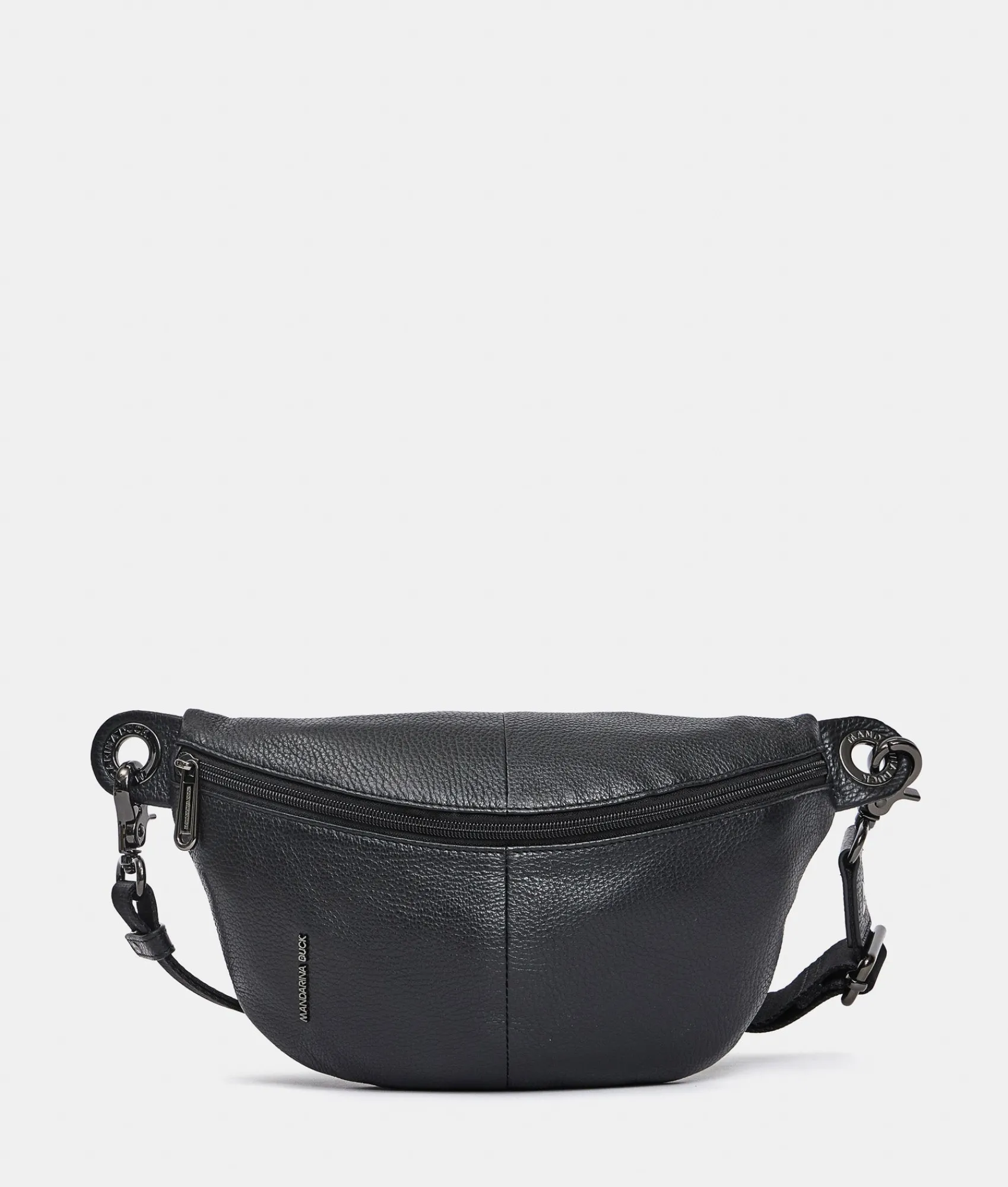 Hot Mandarina Duck MELLOW LEATHER Belt Bag Nero