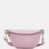 Sale Mandarina Duck MELLOW LEATHER Belt Bag LilacRose