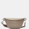 Hot Mandarina Duck MELLOW LEATHER Belt Bag WarmTaupe