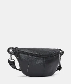 Hot Mandarina Duck MELLOW LEATHER Belt Bag Nero