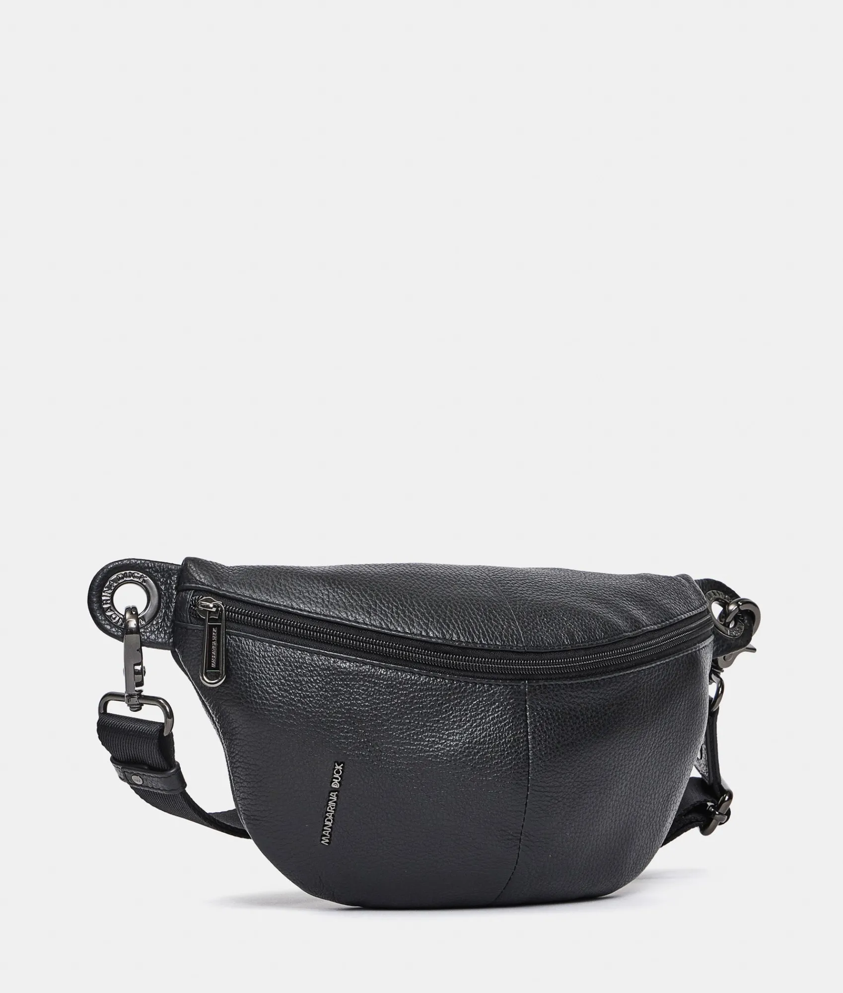 Hot Mandarina Duck MELLOW LEATHER Belt Bag Nero
