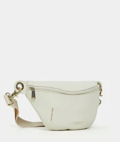 Discount Mandarina Duck MELLOW LEATHER Belt Bag Almond