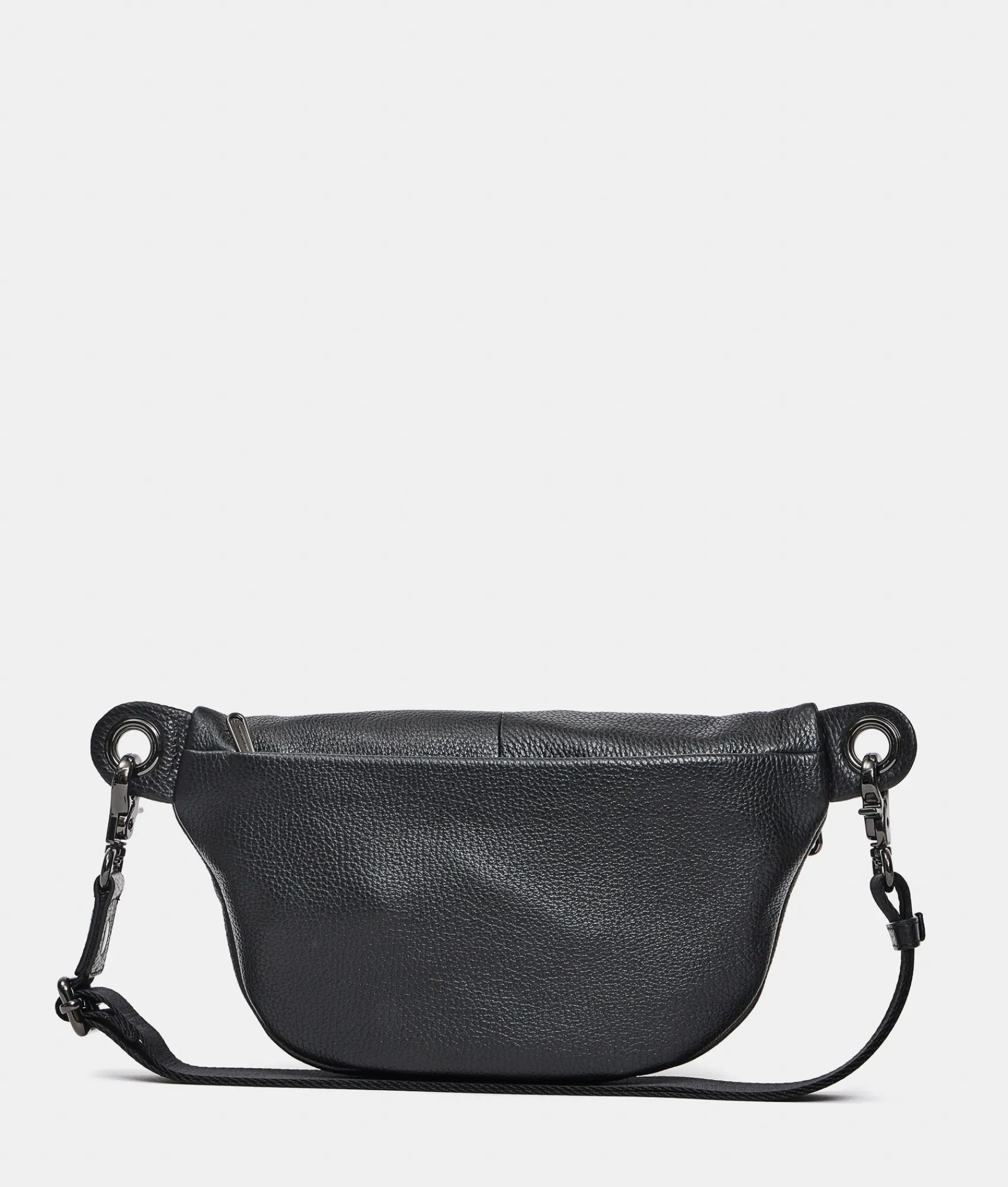 Hot Mandarina Duck MELLOW LEATHER Belt Bag Nero