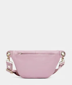 Sale Mandarina Duck MELLOW LEATHER Belt Bag LilacRose