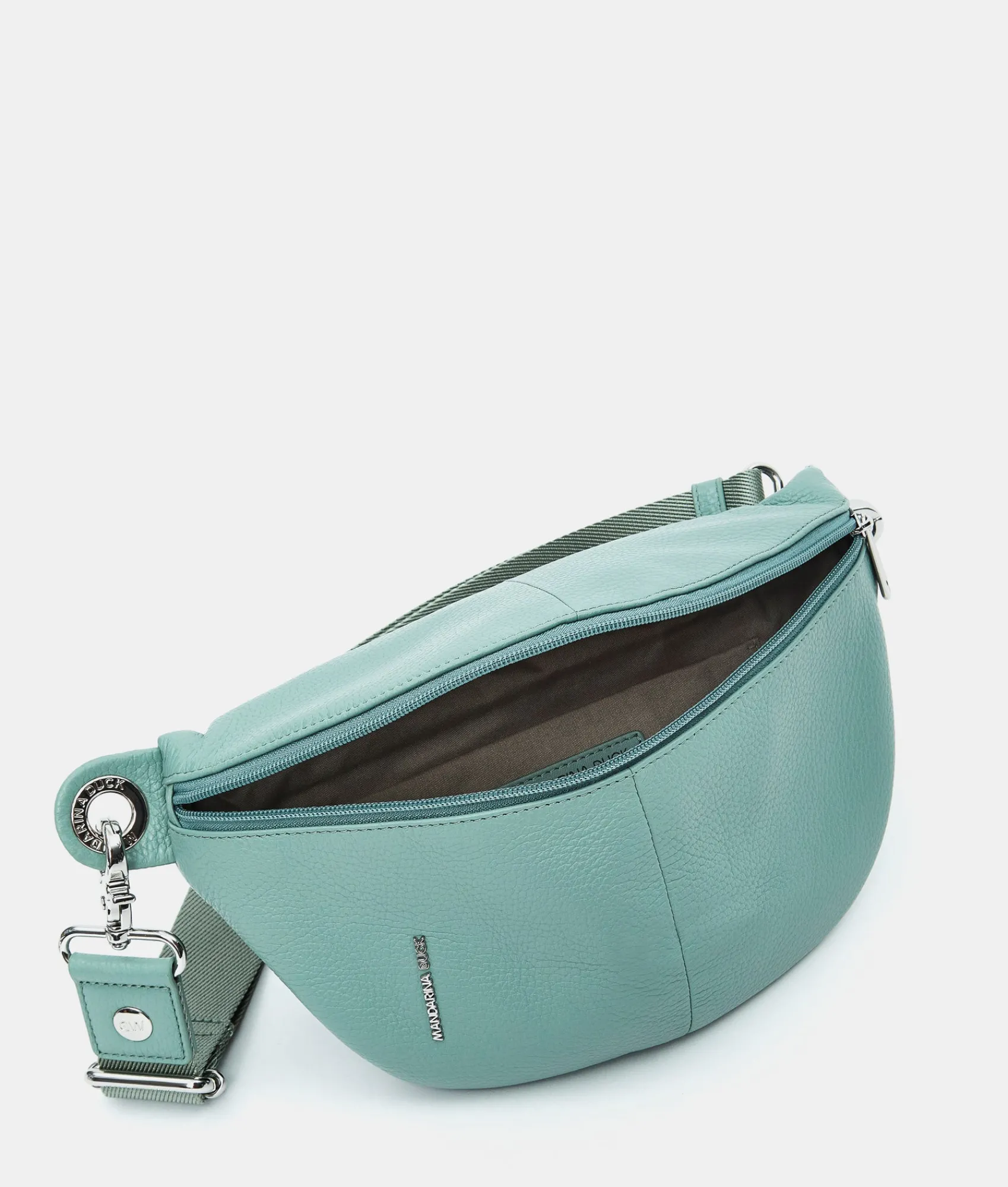 Online Mandarina Duck MELLOW LEATHER Belt Bag IcebergGreen
