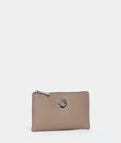 Hot Mandarina Duck MELLOW LEATHER Card Holder WarmTaupe