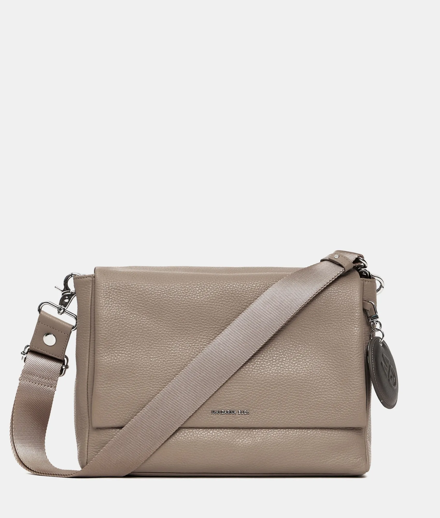 Fashion Mandarina Duck MELLOW LEATHER Crossbody Bag WarmTaupe