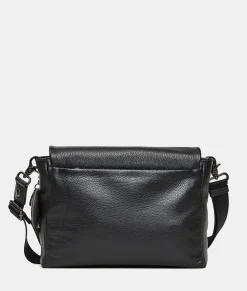 Clearance Mandarina Duck MELLOW LEATHER Crossbody Bag Nero