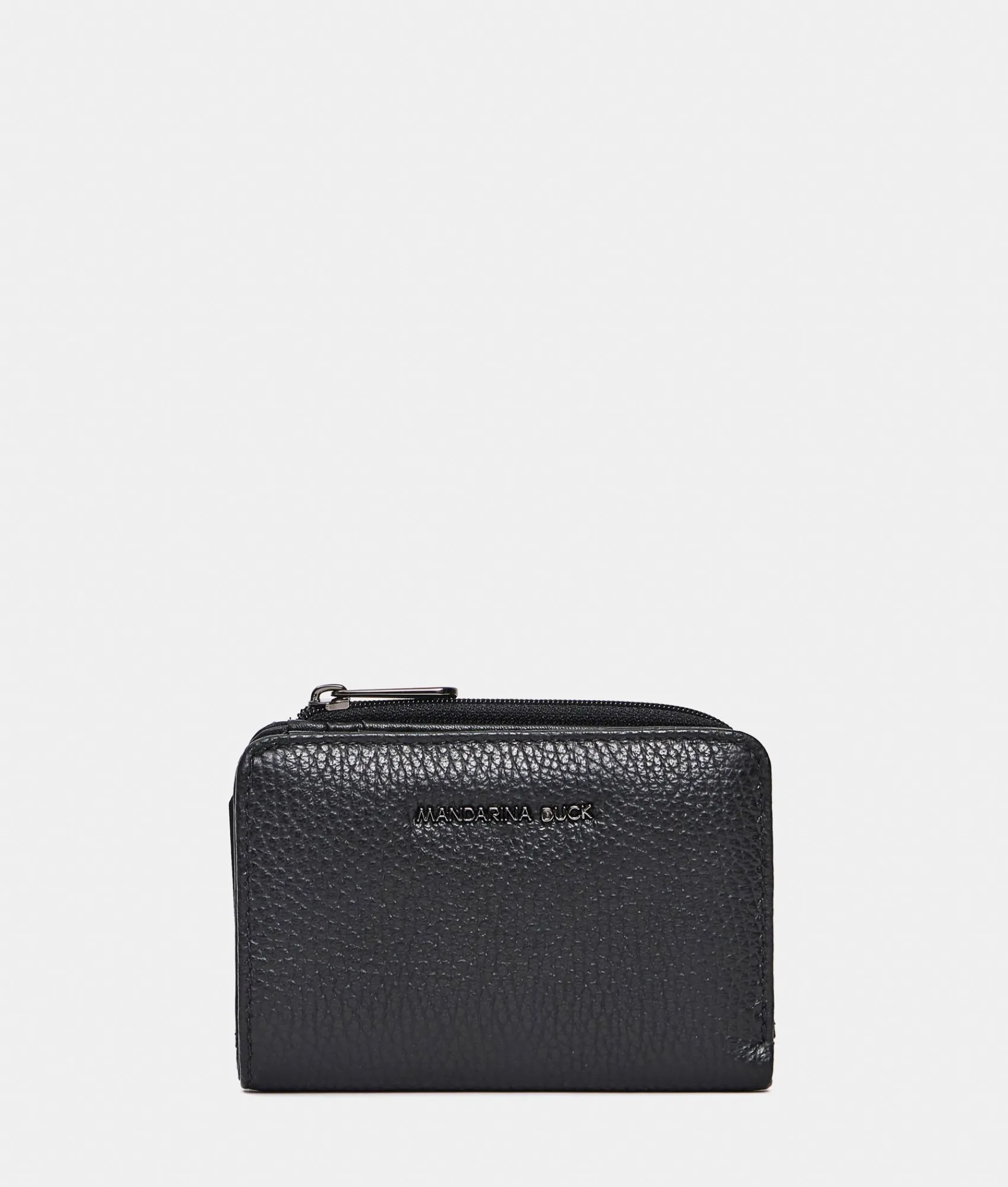 New Mandarina Duck MELLOW LEATHER Leather Wallet Nero