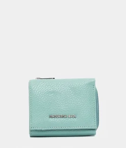 Hot Mandarina Duck MELLOW LEATHER Leather Wallet IcebergGreen