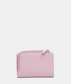 Fashion Mandarina Duck MELLOW LEATHER Leather Wallet LilacRose