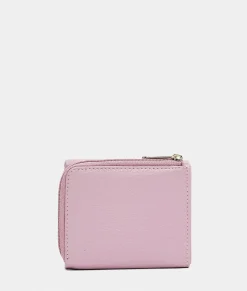 Fashion Mandarina Duck MELLOW LEATHER Leather Wallet LilacRose