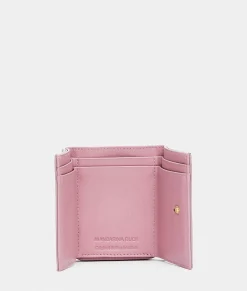 Fashion Mandarina Duck MELLOW LEATHER Leather Wallet LilacRose