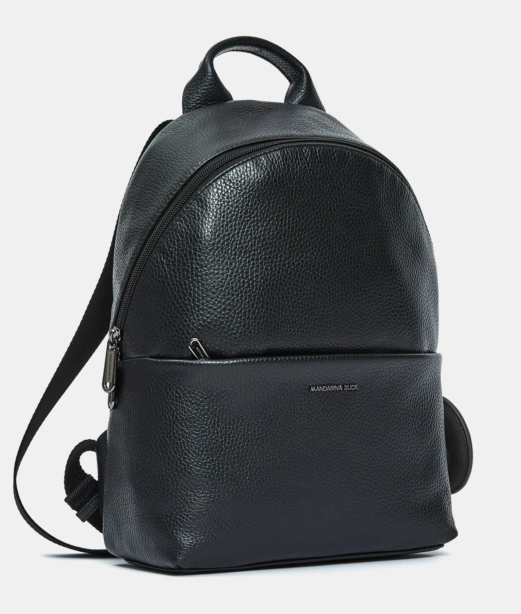 Outlet Mandarina Duck MELLOW LEATHER Medium Backpack Nero