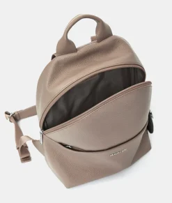 Hot Mandarina Duck MELLOW LEATHER Medium Backpack WarmTaupe