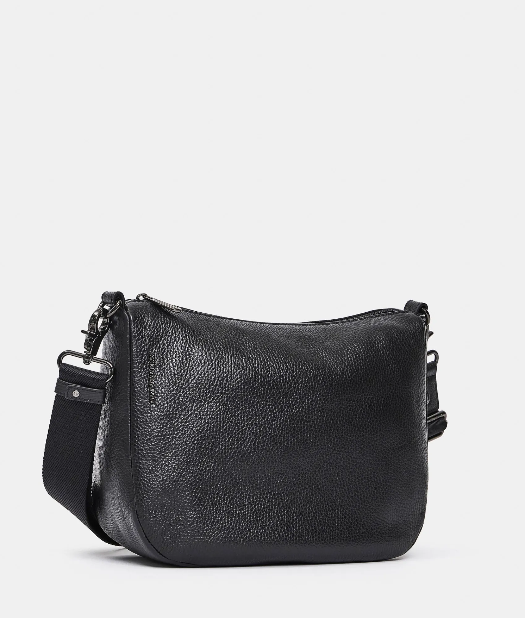 Outlet Mandarina Duck MELLOW LEATHER Medium Crossbody Bag Nero
