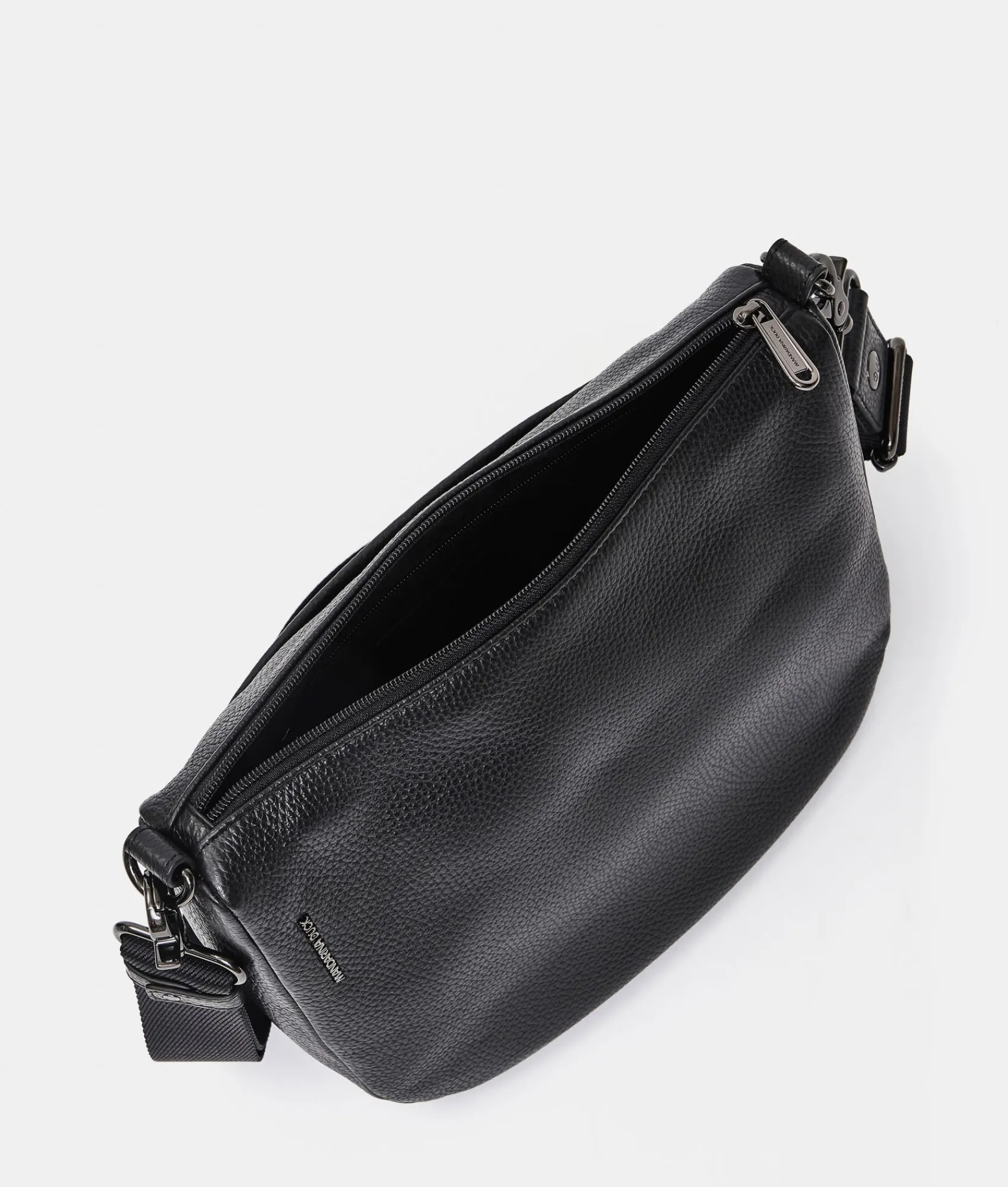 Outlet Mandarina Duck MELLOW LEATHER Medium Crossbody Bag Nero