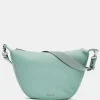 Hot Mandarina Duck MELLOW LEATHER Medium Hobo IcebergGreen