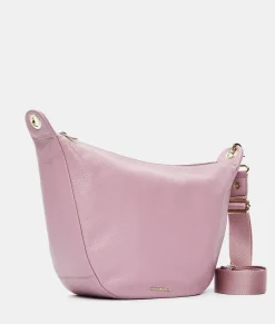 Hot Mandarina Duck MELLOW LEATHER Medium Hobo LilacRose
