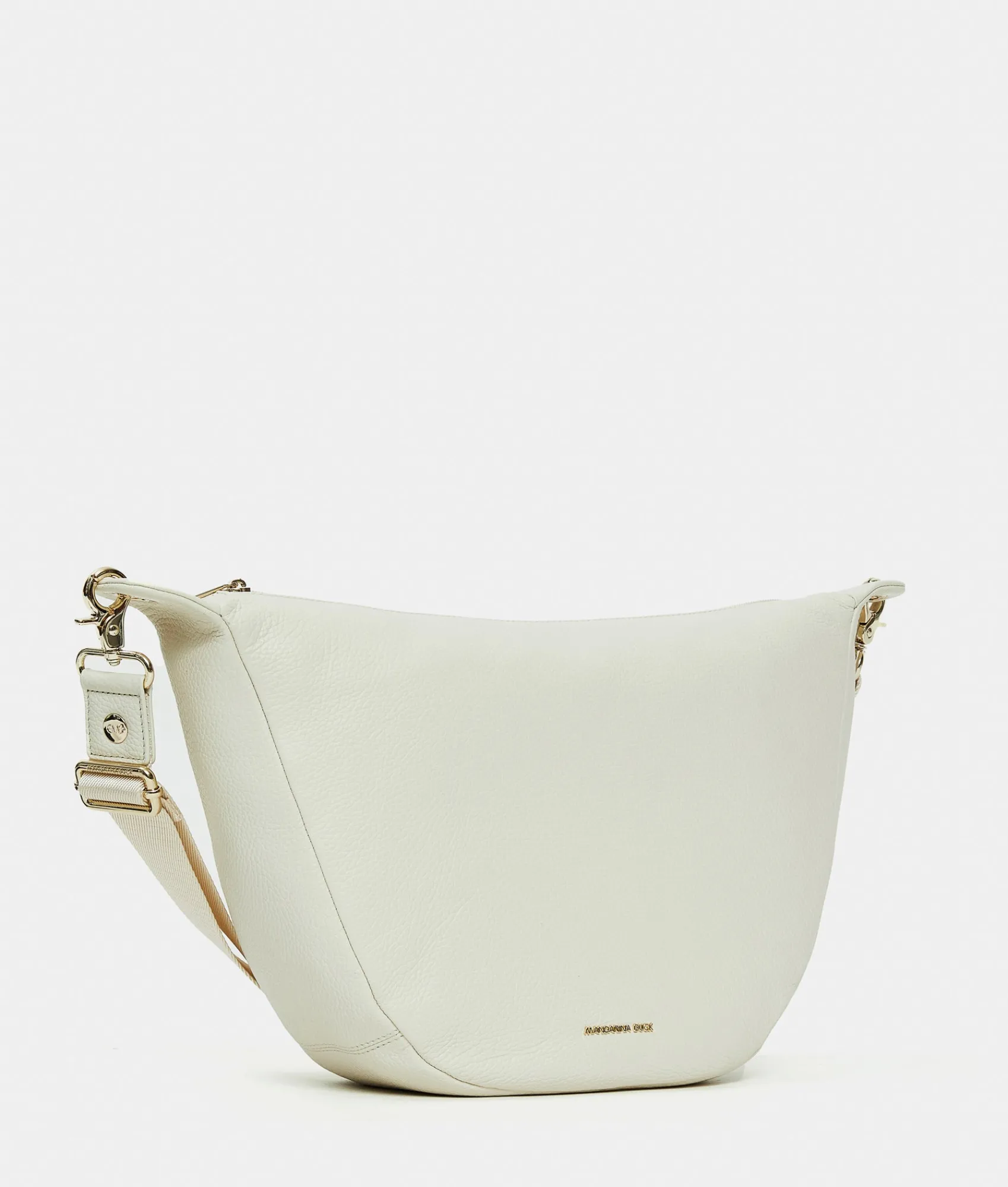 Online Mandarina Duck MELLOW LEATHER Medium Hobo Almond