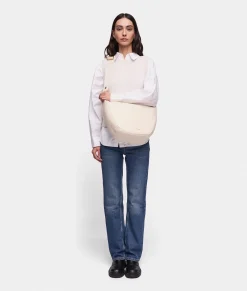 Online Mandarina Duck MELLOW LEATHER Medium Hobo Almond