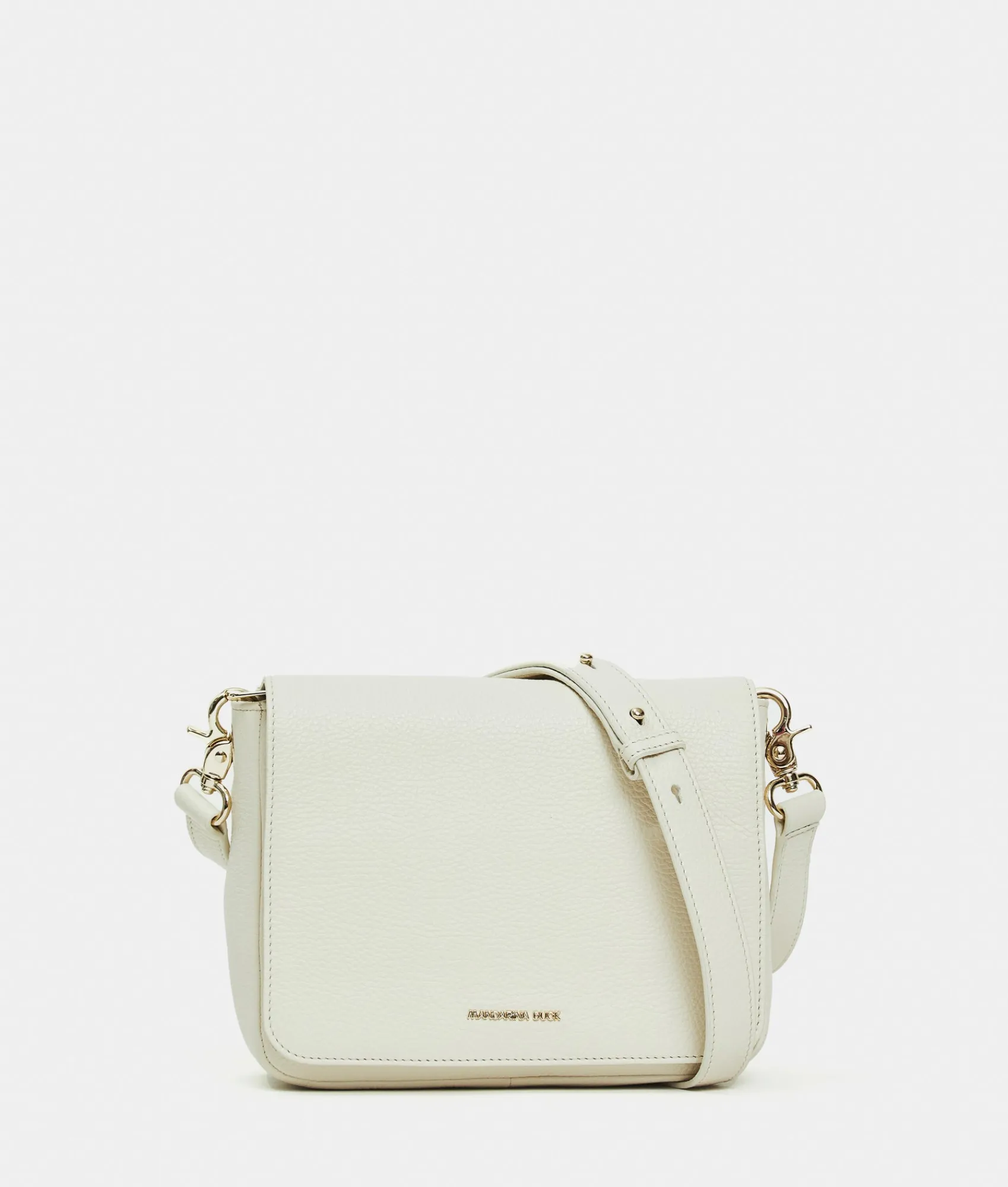 Best Mandarina Duck MELLOW LEATHER Mellow Leather Shoulder Bag Almond