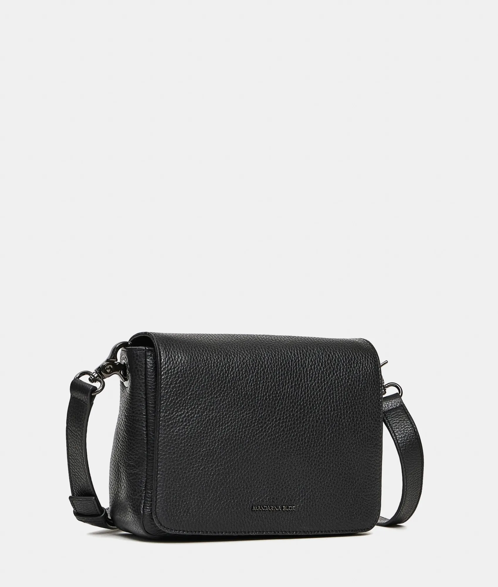 Hot Mandarina Duck MELLOW LEATHER Mellow Leather Shoulder Bag Nero