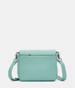 Best Mandarina Duck MELLOW LEATHER Mellow Leather Shoulder Bag IcebergGreen