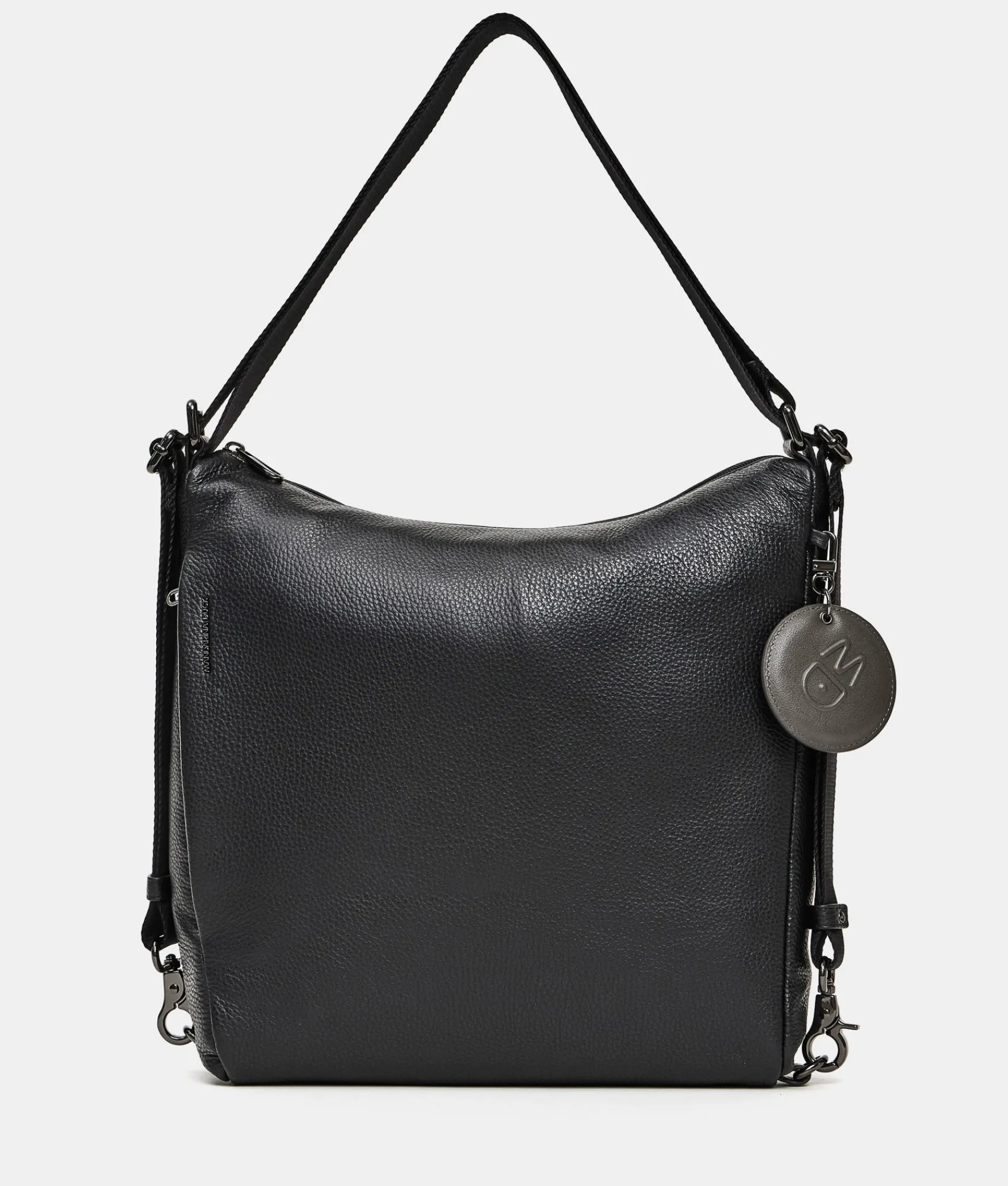 Discount Mandarina Duck MELLOW LEATHER Shoulder Bag Nero