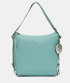 New Mandarina Duck MELLOW LEATHER Shoulder Bag IcebergGreen
