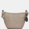 Discount Mandarina Duck MELLOW LEATHER Shoulder Bag WarmTaupe