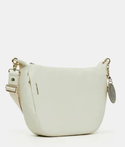 Hot Mandarina Duck MELLOW LEATHER Shoulder Bag Almond