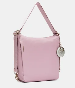 Hot Mandarina Duck MELLOW LEATHER Shoulder Bag LilacRose