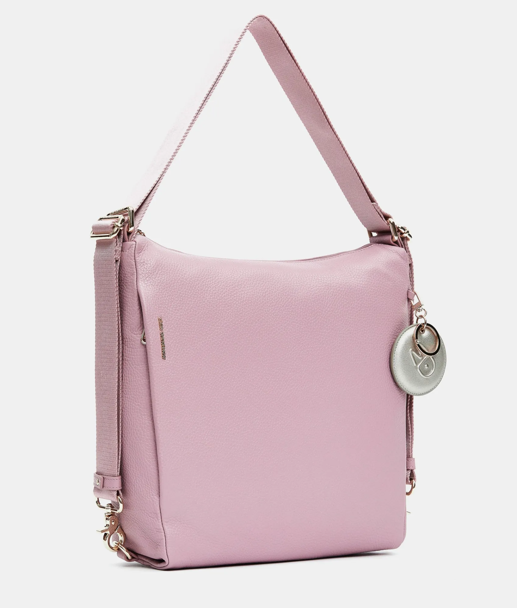 Hot Mandarina Duck MELLOW LEATHER Shoulder Bag LilacRose