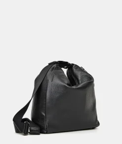 Discount Mandarina Duck MELLOW LEATHER Shoulder Bag Nero