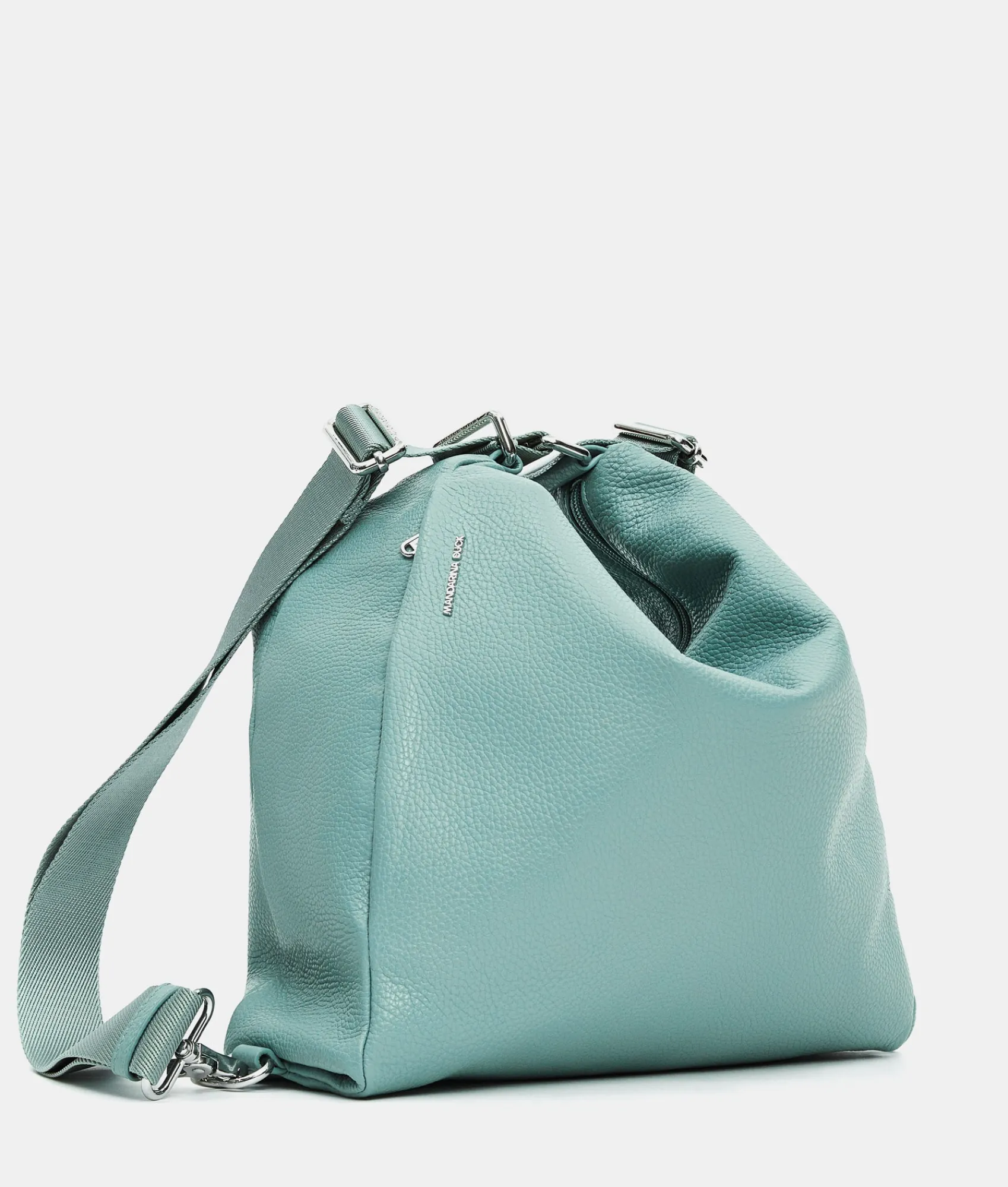New Mandarina Duck MELLOW LEATHER Shoulder Bag IcebergGreen