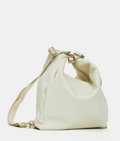 Outlet Mandarina Duck MELLOW LEATHER Shoulder Bag Almond