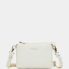 Outlet Mandarina Duck MELLOW LEATHER Small Crossbody Bag Almond