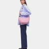 Sale Mandarina Duck MELLOW LEATHER Small Crossbody Bag LilacRose