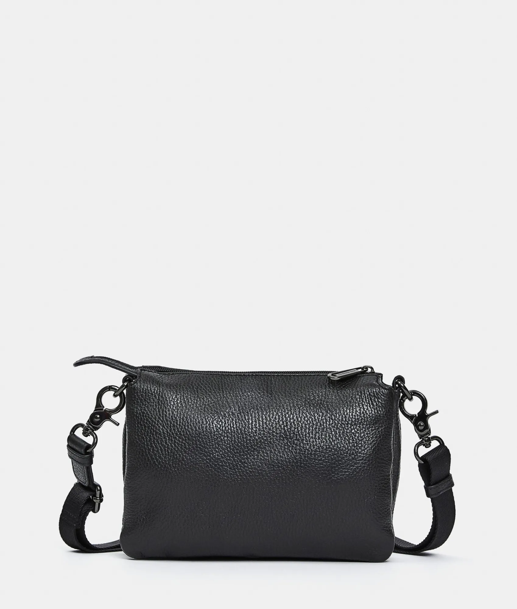Fashion Mandarina Duck MELLOW LEATHER Small Crossbody Bag Nero