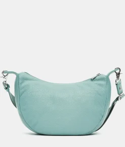 Discount Mandarina Duck MELLOW LEATHER Small Crossbody Bag IcebergGreen