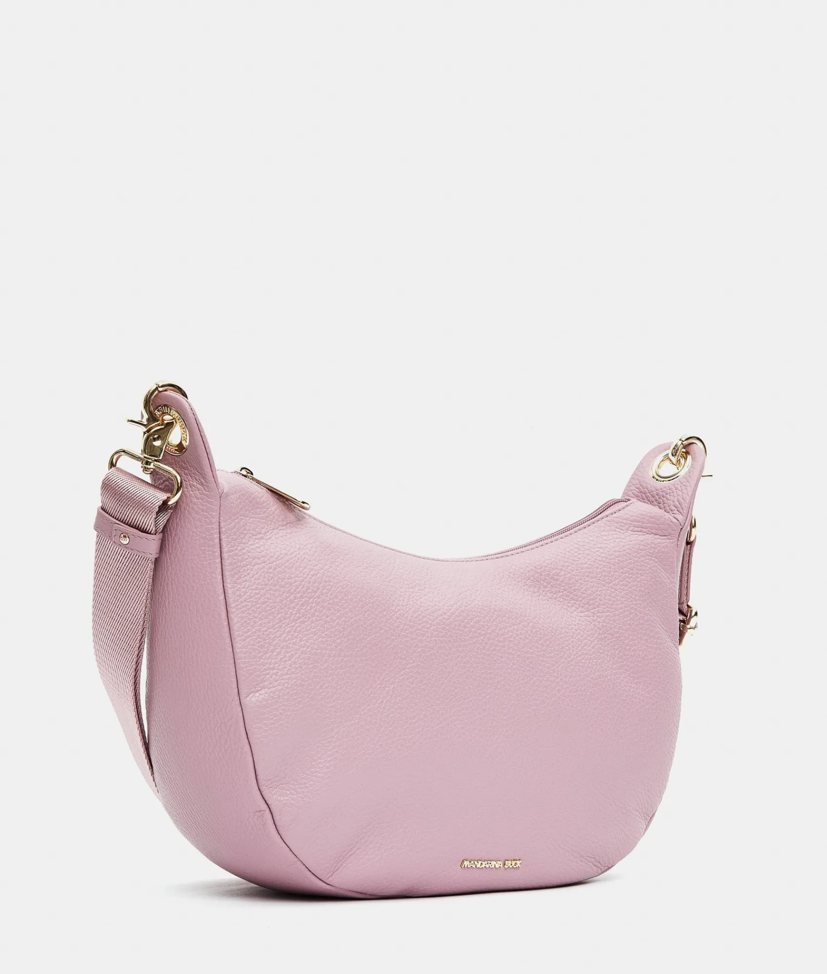 Sale Mandarina Duck MELLOW LEATHER Small Crossbody Bag LilacRose