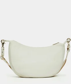 Fashion Mandarina Duck MELLOW LEATHER Small Crossbody Bag Almond