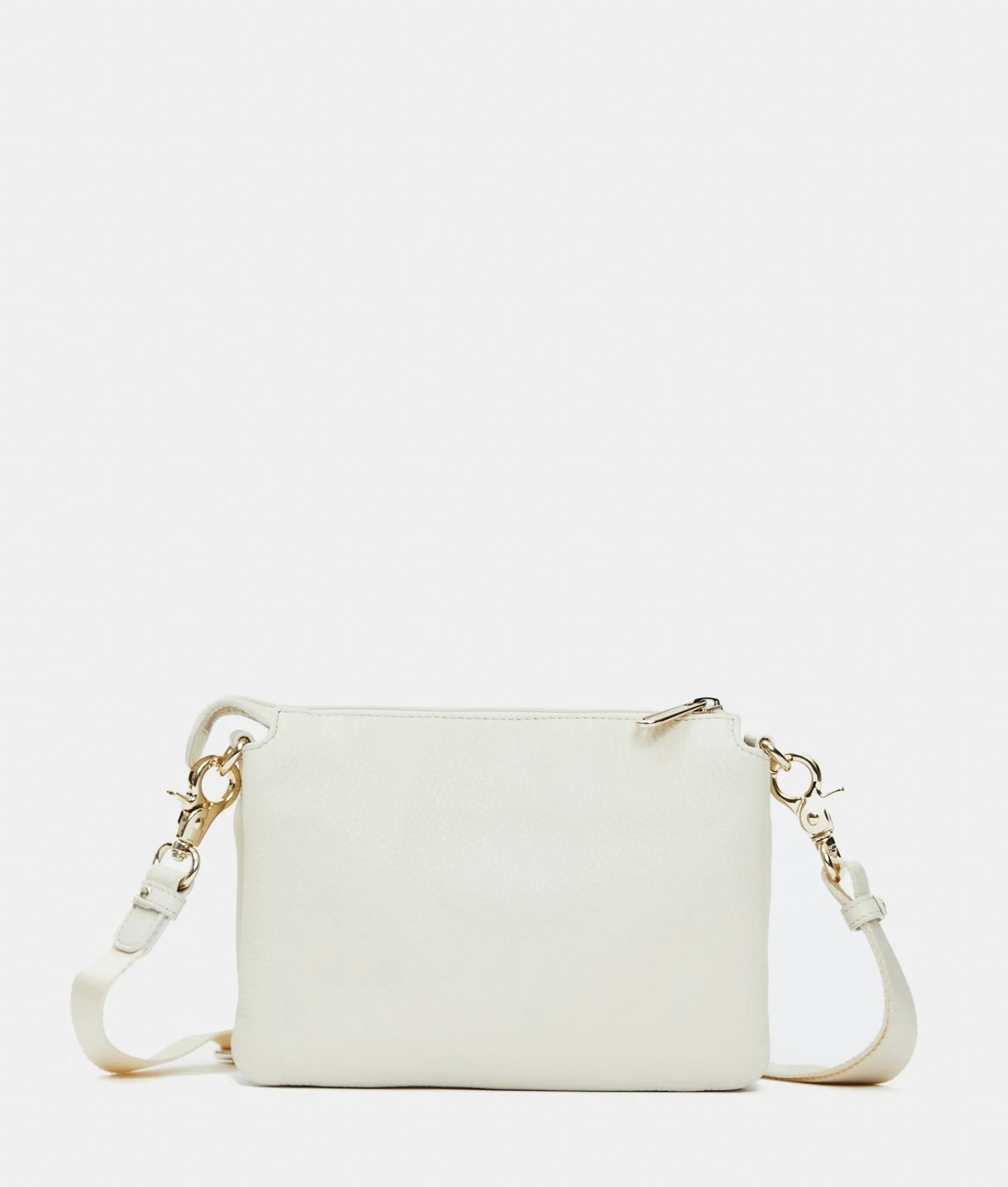 Outlet Mandarina Duck MELLOW LEATHER Small Crossbody Bag Almond