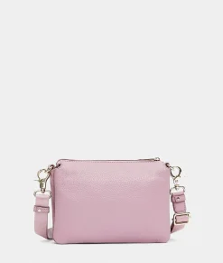 Best Mandarina Duck MELLOW LEATHER Small Crossbody Bag LilacRose